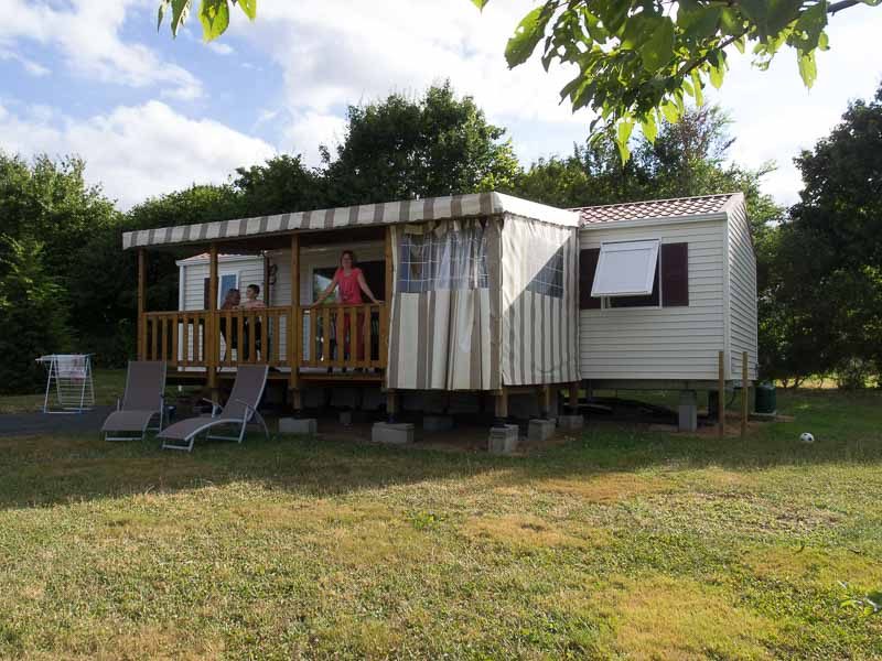Mobil-home 6-8 personnes terrasse couverte
