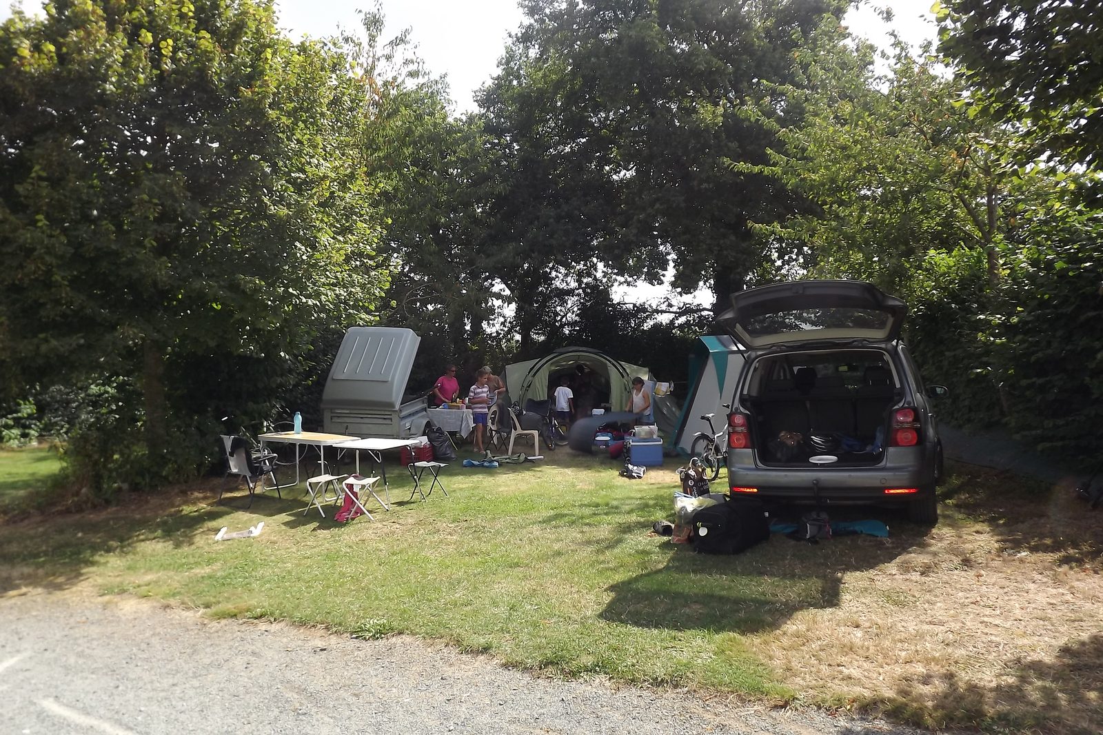 Emplacement camping